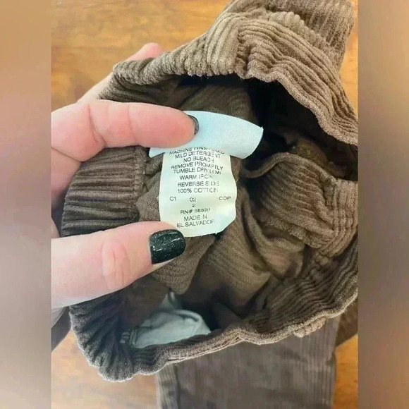 Kellys Kids Brown corduroy pants size 2 - Picture 3 of 5